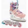 Detské kolieskové korčule nastaviteľné ATTABO Flashled pink Detské kolieskové korčule nastaviteľné ATTABO Flashled pink