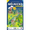 Ručně malovaná cyklomapa Mělnicko Ručně malovaná cyklomapa Mělnicko