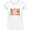 Akciové Dámske Tričko Soft-Style Gildan - Dizajn Psia mama s labkou - Biela - M - Dámske Akciové Dámske Tričko Soft-Style Gildan - Dizajn Psia mama s labkou - Biela - M - Dámske
