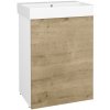 Dreja Skrinka pod umývadlo FLOOR SUD 60 - L01 Biela vysoký lesk / D09 Arlington / Pravé Dreja Skrinka pod umývadlo FLOOR SUD 60 - L01 Biela vysoký lesk / D09 Arlington / Pravé