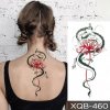 REBELULU Vodeodolné dočasné tetovačky pre ženy Dočasné tetovanie Snake Flowers Scissors Ornament Body Art Arm Fake Tattoo Men Women REBELULU Vodeodolné dočasné tetovačky pre ženy Dočasné tetovanie Snake Flowers Scissors Ornament Body Art Arm Fake Tattoo Men Women