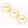 Fender Stratocaster Knobs, Aged White Fender Stratocaster Knobs, Aged White