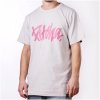 PITCHA tričko SIMPLE light grey/pink - M PITCHA tričko SIMPLE light grey/pink - M
