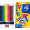 Jumbo farbičky Astra 12 farieb + strúhadlo (vrátane dúhovej), 312023911 Jumbo farbičky Astra 12 farieb + strúhadlo (vrátane dúhovej), 312023911