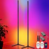 tectake 406511 led stojacia lampa spectra, 16 miliónov farieb, 200+ svetelných režimov - sada 2 ks tectake 406511 led stojacia lampa spectra, 16 miliónov farieb, 200+ svetelných režimov - sada 2 ks
