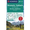 Bruneck , Toblach , Hochpustertal, Brunico , Dobbiaco , Alta Pusteria (Kompass - 57) - turistická mapa Bruneck , Toblach , Hochpustertal, Brunico , Dobbiaco , Alta Pusteria (Kompass - 57) - turistická mapa