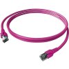 Easylan CP1KVBVBV0030 RJ45 sieťové káble, prepojovacie káble CAT 6A S/FTP 3.00 m fialová dvojžilový tienený, bez halogénov, samozhášavý 1 ks; CP1KVBVBV0030 Easylan CP1KVBVBV0030 RJ45 sieťové káble, prepojovacie káble CAT 6A S/FTP 3.00 m fialová dvojžilový tienený, bez halogénov, samozhášavý 1 ks; CP1KVBVBV0030