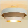 Belis Prisadený luster WENTA 1xE27/60W/230V pr. 50 cm biela/hnedá H0061 + záruka 3 roky zadarmo Belis Prisadený luster WENTA 1xE27/60W/230V pr. 50 cm biela/hnedá H0061 + záruka 3 roky zadarmo