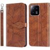 Peňaženkové puzdro Embossing Pattern Strom hnedé – Xiaomi 13 Peňaženkové puzdro Embossing Pattern Strom hnedé – Xiaomi 13