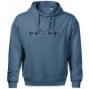 Mačka EKG - Oversized mikina pánska Moon - kratšia + širšia - 2XL ( Denim ) Mačka EKG - Oversized mikina pánska Moon - kratšia + širšia - 2XL ( Denim )