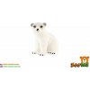 Medveď ľadové mláďa zooted plast 4cm Medveď ľadové mláďa zooted plast 4cm