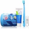 Curaprox Kids Travel Set zubná kefka 1 ks + medzizubné kefky 2 ks + zubná pasta 10 ml + držiak na medzizubné kefky 1 ks + nálepky 1 ks Curaprox Kids Travel Set zubná kefka 1 ks + medzizubné kefky 2 ks + zubná pasta 10 ml + držiak na medzizubné kefky 1 ks + nálepky 1 ks