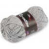 Bavlnená pletacia priadza Re-Cotton 50 g šedá svetlá 1ks Bavlnená pletacia priadza Re-Cotton 50 g šedá svetlá 1ks