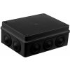 Pawbol Montážna krabica na povrch s prechodkami 190x140x70 IP65 čierna S-BOX 406C Pawbol Montážna krabica na povrch s prechodkami 190x140x70 IP65 čierna S-BOX 406C