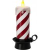 LED vianočné dekorácie sviečka Candy papier/plast 15 x 12,5 x 29,5 cm LED vianočné dekorácie sviečka Candy papier/plast 15 x 12,5 x 29,5 cm
