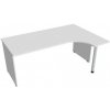 Hobis Pracovný stôl Gate, ergo, ľavý, 180x75,5x120 cm, biela/biela Hobis Pracovný stôl Gate, ergo, ľavý, 180x75,5x120 cm, biela/biela