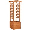 Truhlík trelážovým oblúkom 49x 39x130 cm drevo Dekorhome Truhlík trelážovým oblúkom 49x 39x130 cm drevo Dekorhome