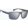 Pánske slnečné okuliare Polaroid PLD 2158/S matte grey/grey silver mirror polarized Pánske slnečné okuliare Polaroid PLD 2158/S matte grey/grey silver mirror polarized