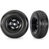 Traxxas kolo 3.2/4.9 disk Sand Car černý pneu přední pár