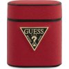 Guess Ochranný kryt GUACA2VSATMLRE Saffiano pro AirPods 1/2 červený Guess Ochranný kryt GUACA2VSATMLRE Saffiano pro AirPods 1/2 červený