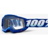 100% okuliare Accura 2 ENDURO MX Blue dual clear 100% okuliare Accura 2 ENDURO MX Blue dual clear