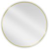 Mexen Loft, okrúhle kúpeľňové zrkadlo 80 cm, farba rámu zlatá lesklá, 9850-080-080-000-50 Mexen Loft, okrúhle kúpeľňové zrkadlo 80 cm, farba rámu zlatá lesklá, 9850-080-080-000-50