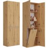 TP Living Koupelnová skříňka s košem na prádlo NEL ART I dub artisan TP Living Koupelnová skříňka s košem na prádlo NEL ART I dub artisan