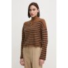Vlnený sveter Tommy Hilfiger WW0WW44981 béžová M Vlnený sveter Tommy Hilfiger WW0WW44981 béžová M