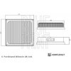 BLUE PRINT Vzduchový filter ADBP220027