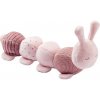 NATTOU Hračka húsenica edukačná 4 aktivity Lapidou pink NATTOU Hračka húsenica edukačná 4 aktivity Lapidou pink