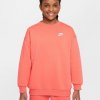 Nike Sportswear Club Fleece Big Kids Oversized Sweatshirt | 0197859838325 | Červená | XS Nike Sportswear Club Fleece Big Kids Oversized Sweatshirt | 0197859838325 | Červená | XS