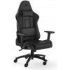 Corsair křeslo herní křeslo TC100 uvolněná umělá kůže černá kůže Corsair křeslo herní křeslo TC100 uvolněná umělá kůže černá kůže
