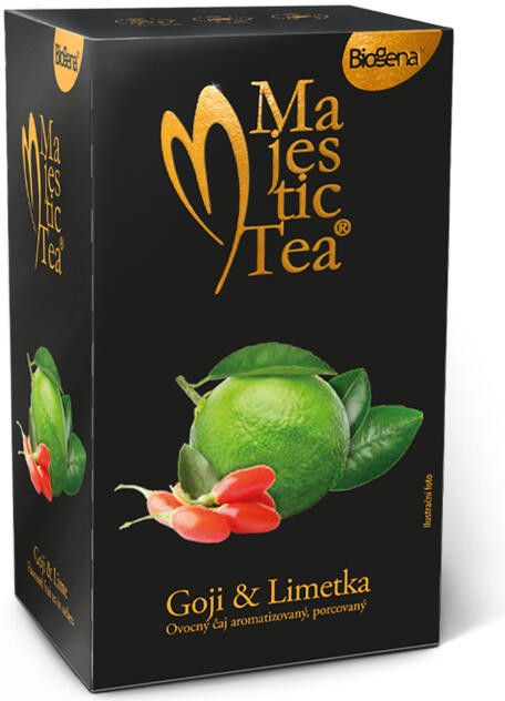Biogena čaj Majestic Tea Goji Limetka 20 x 2,5 g