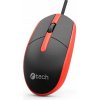 C-TECH myš WM-10, USB, 1200 DPI, červená C-TECH myš WM-10, USB, 1200 DPI, červená