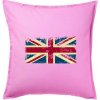 Britská vlajka stará - Vankúš 50x50 - 50x50 - Iba poťah ( Ružová ) Britská vlajka stará - Vankúš 50x50 - 50x50 - Iba poťah ( Ružová )