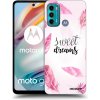 Picasee silikónový čierny obal pre Motorola Moto G60 - Sladké sny Picasee silikónový čierny obal pre Motorola Moto G60 - Sladké sny