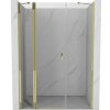 Mexen Mist sprchové dvere otváracie 155 cm, transparentné, zlaté - 8A4-155-001-50-00 Mexen Mist sprchové dvere otváracie 155 cm, transparentné, zlaté - 8A4-155-001-50-00