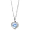 Cutie Jewellery prívesok z bieleho zlata so zirkónmi Z6308 1810 40 70 X 2