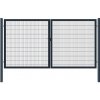 EKOfence Brána 2kr. OPTIM ZnPVC 3600x1800mm, antracit 16409