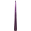 Vianočná sviečka Metalik kónická 24 cm metalická lesklá fialová Vianočná sviečka Metalik kónická 24 cm metalická lesklá fialová