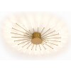 LED stropná lampa luster zlatá závesná do obývačky moderná 28W 4500K LED stropná lampa luster zlatá závesná do obývačky moderná 28W 4500K