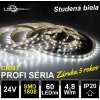 LEDprodukt 5m PROFI LED pásik 60LED/m SMD1808 4,8W/m studená biela CRI97 IP20 24V LEDprodukt 5m PROFI LED pásik 60LED/m SMD1808 4,8W/m studená biela CRI97 IP20 24V