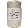 Špagát Macrame Cotton Lurex Béžová 725 Špagát Macrame Cotton Lurex Béžová 725