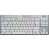 Logitech® G915 TKL Tenkeyless LIGHTSPEED Wireless RGB Mechanical Gaming Keyboard - Tactile - WHITE - US INT'L