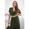 Kesi Dlhé šaty Ophes s ozdobným pásikom Farba: Zelená - tmavo, Veľkosť: UNI Kesi Dlhé šaty Ophes s ozdobným pásikom Farba: Zelená - tmavo, Veľkosť: UNI