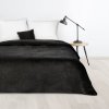 Luxusný zamatový prehoz na posteľ LUIZ4 v čiernej farbe Rozmer prehozu (šírka x dĺžka): 220x240cm