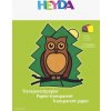 HEYDA Blok transparentných papierov sova 10 listov