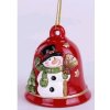Vianočný zvonček snehuliak Vianočný zvonček snehuliak