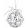 MagicHome Vianoce Gule MagicHome Vianoce, bal. 12 ks, 3 cm, strieborné, na vianočný stromček MagicHome Vianoce Gule MagicHome Vianoce, bal. 12 ks, 3 cm, strieborné, na vianočný stromček