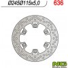 NG636 brzdový kotúč zadný YAMAHA FZS / FZR / XJ600 / XT660 / YZF 600 THUNDERCAT NG636 brzdový kotúč zadný YAMAHA FZS / FZR / XJ600 / XT660 / YZF 600 THUNDERCAT